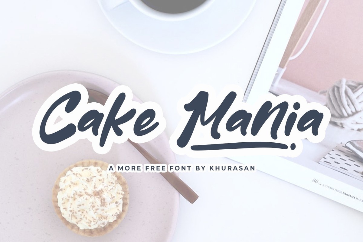 Schriftart Cake Mania