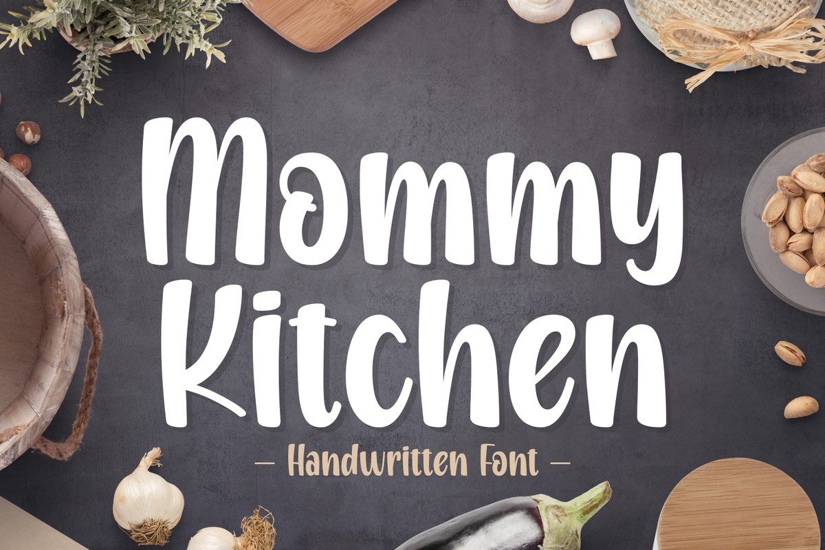 Schriftart Mommy Kitchen