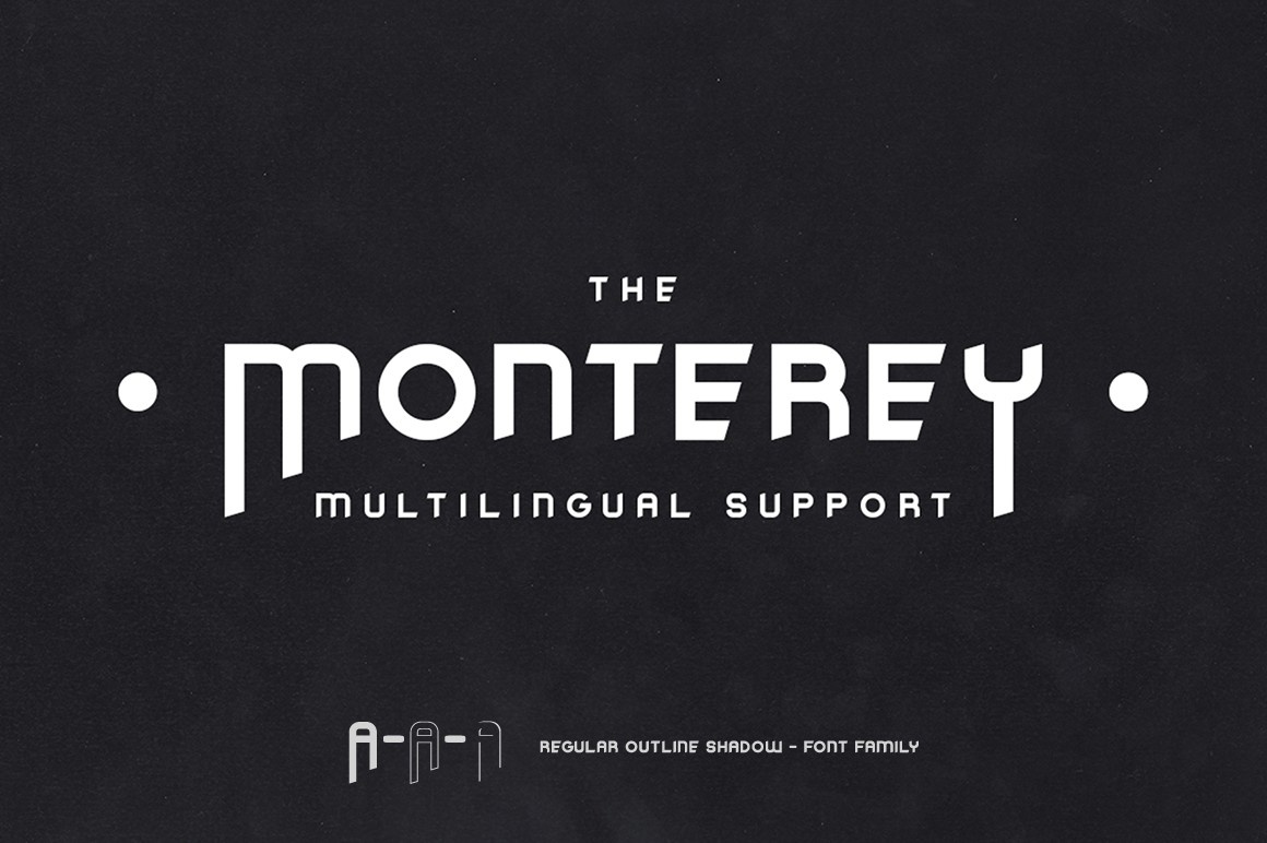 Schriftart The Monterey