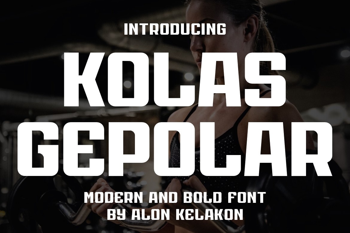 Schriftart Kolas Gepolar