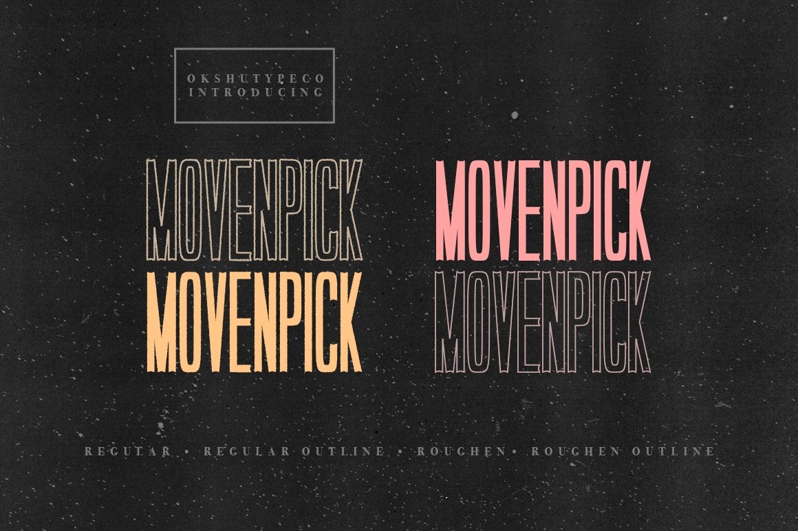 Schriftart Movenpick