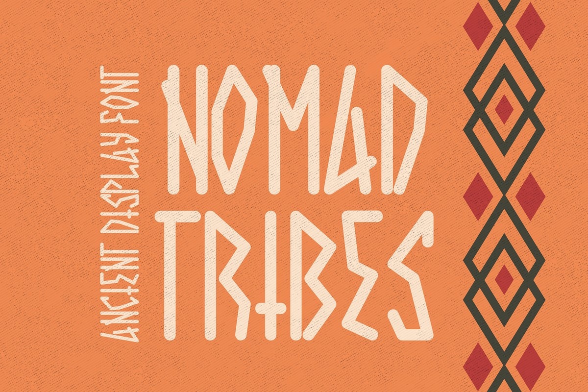 Schriftart Nomad Tribes