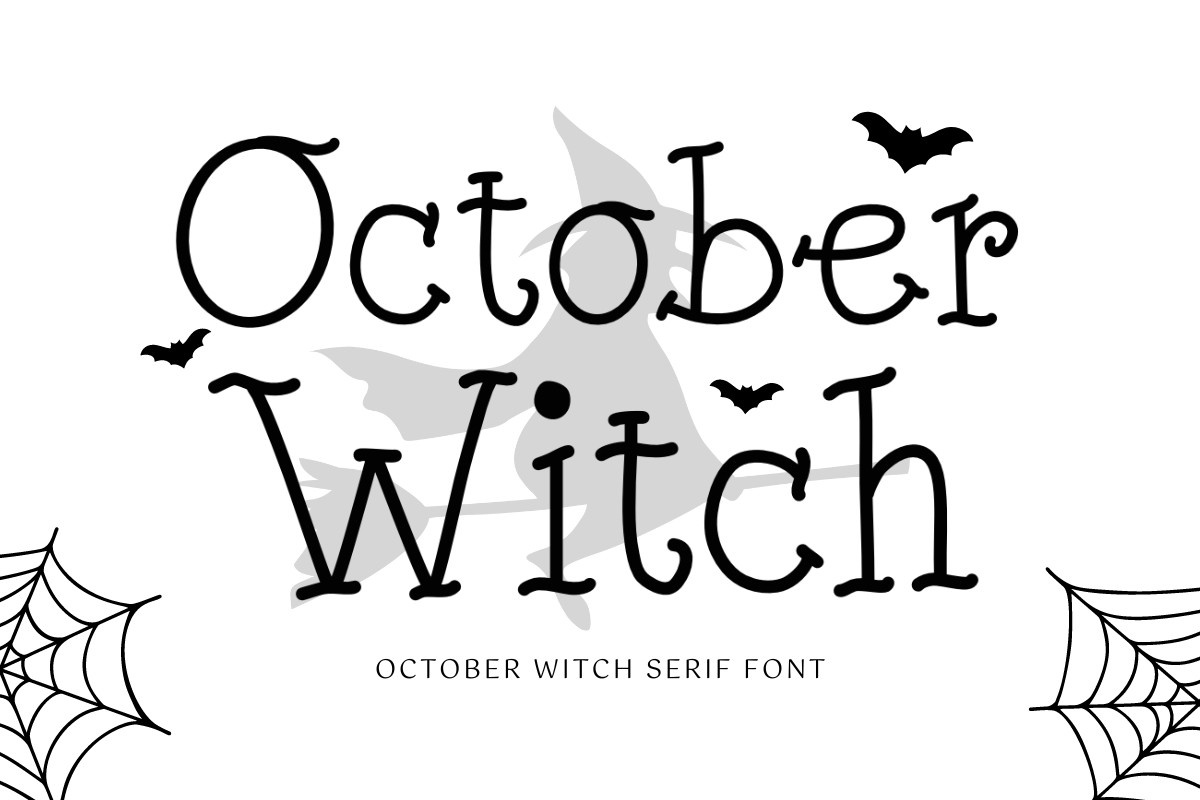 Schriftart October Witch