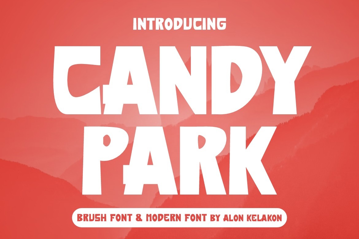 Schriftart Candy Park