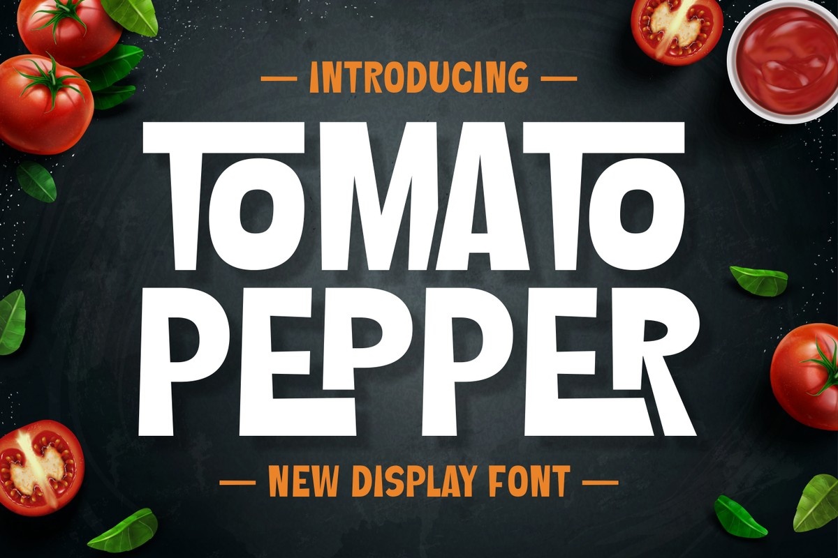 Schriftart Tomato Pepper