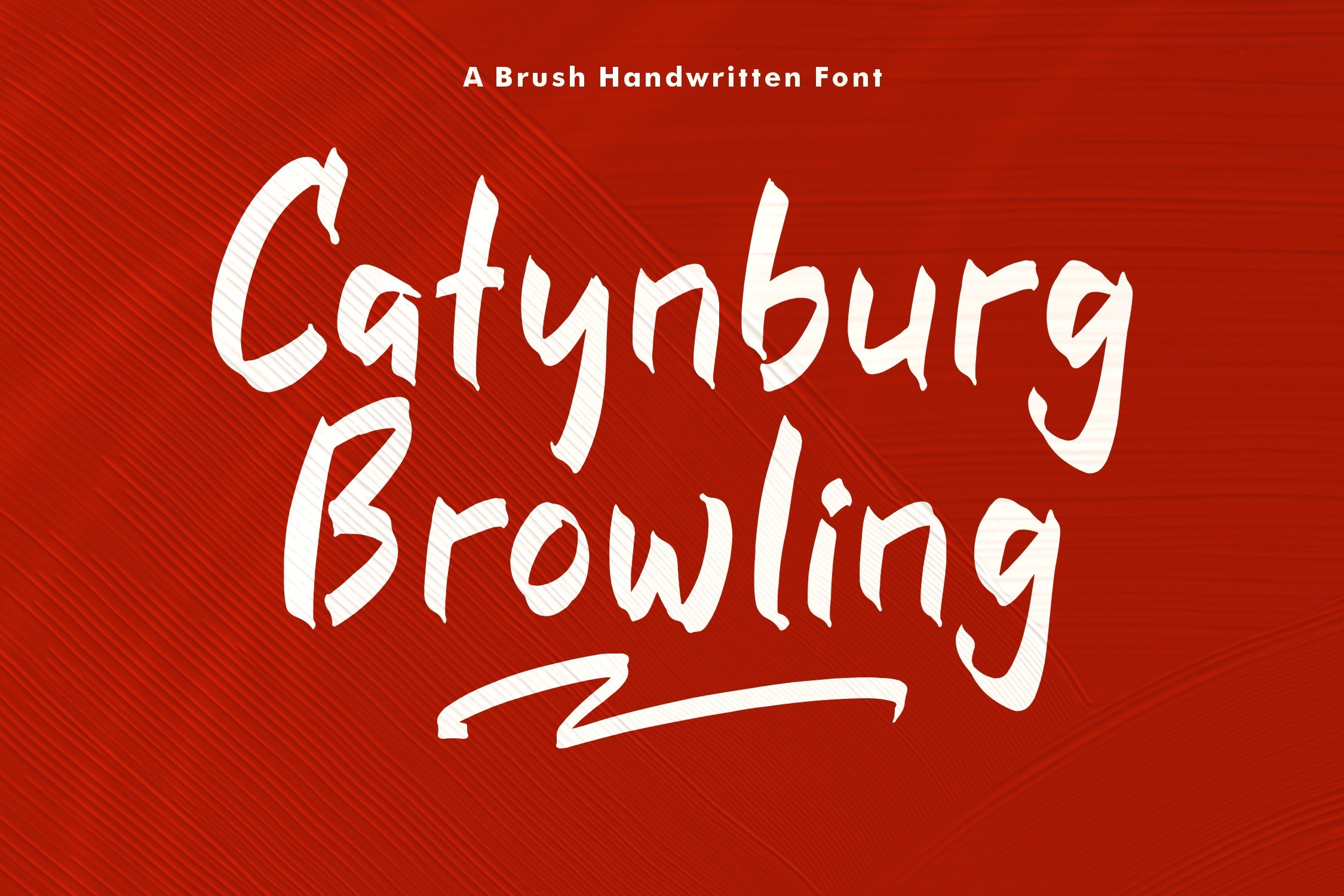 Schriftart Catynburg Browling