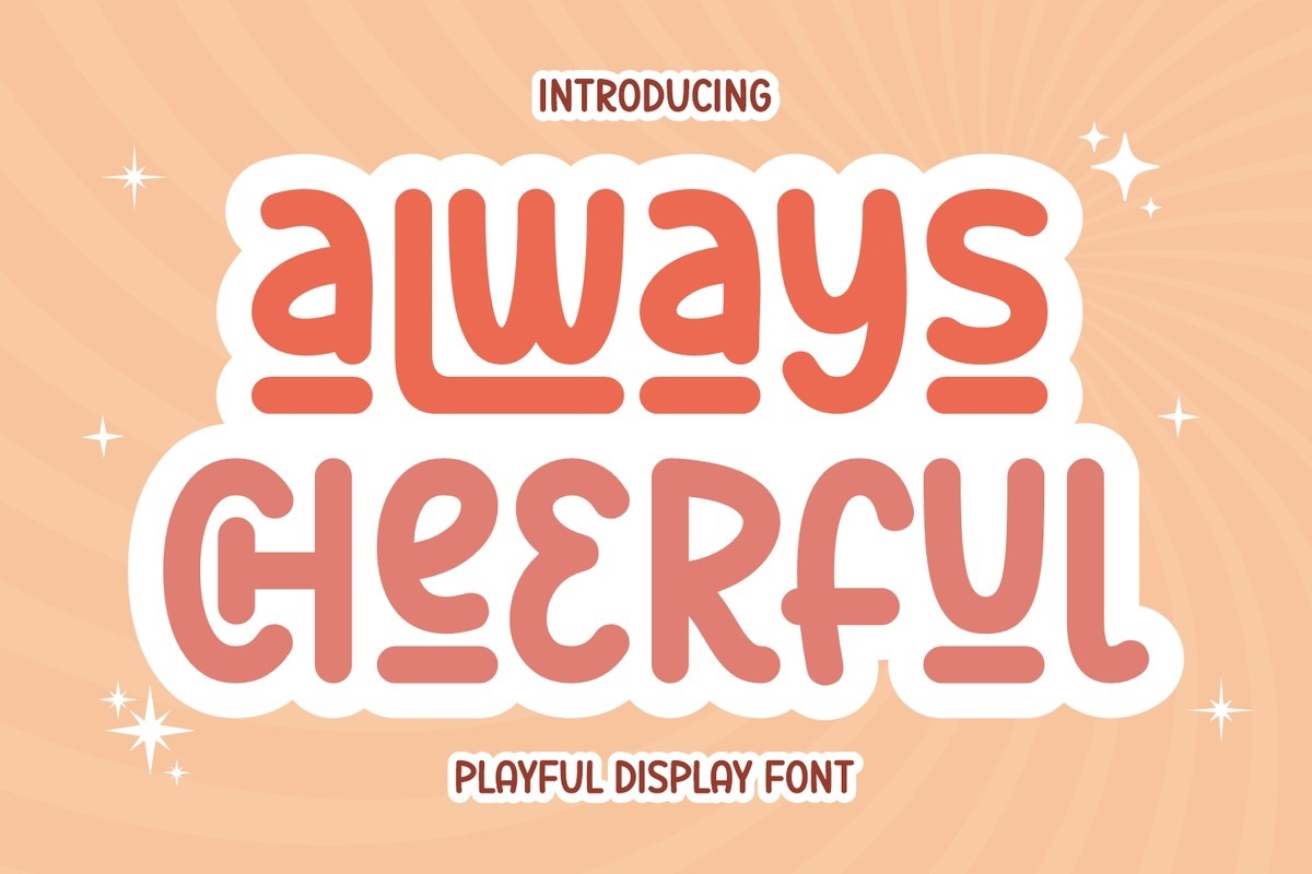 Schriftart Always Cheerful