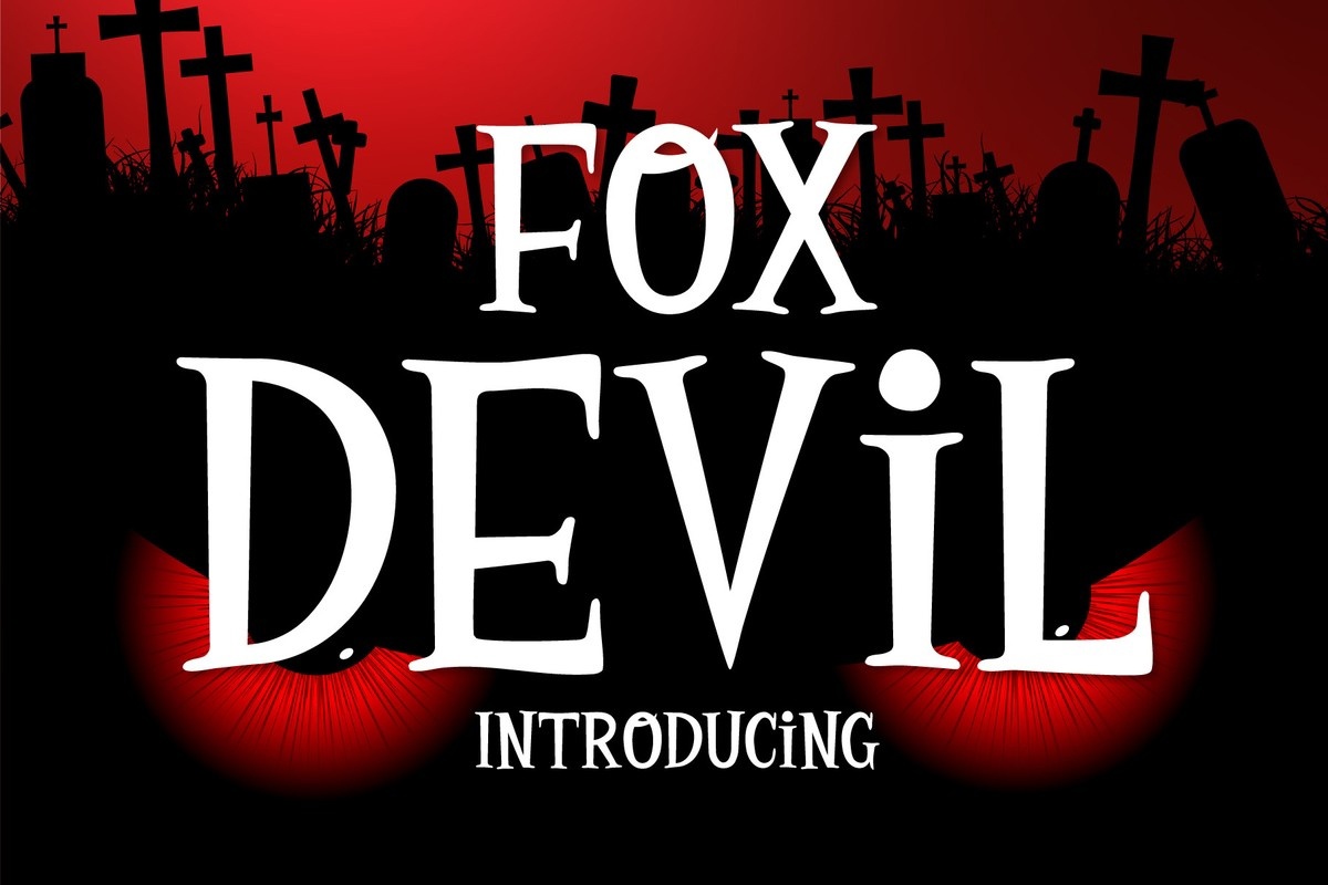 Schriftart Fox Devil
