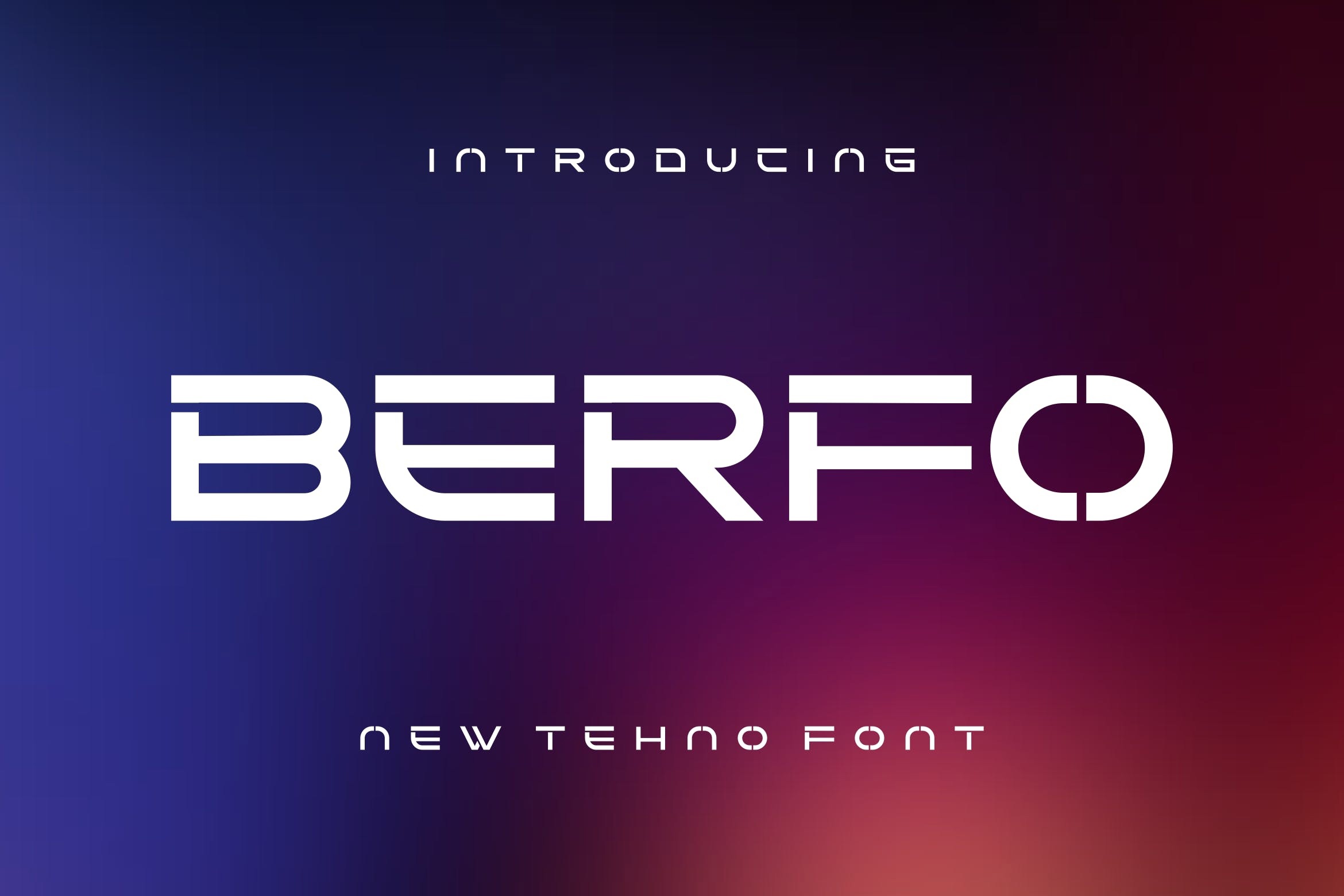 Schriftart Berfo