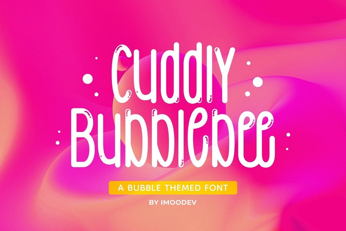 Schriftart Cuddly Bubblebee
