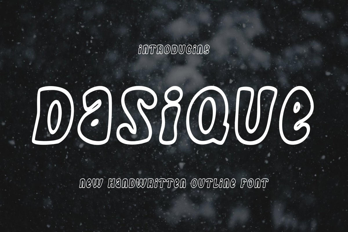 Schriftart Dasique