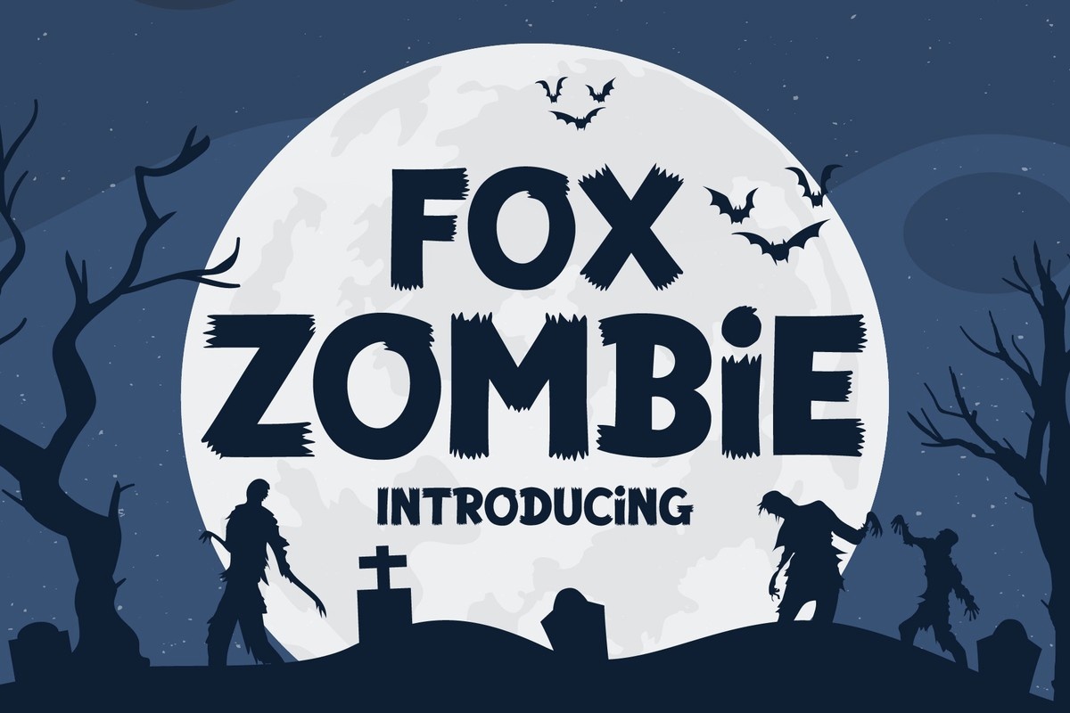 Schriftart Fox Zombie