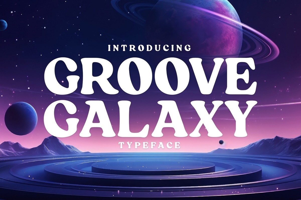 Schriftart Groove Galaxy