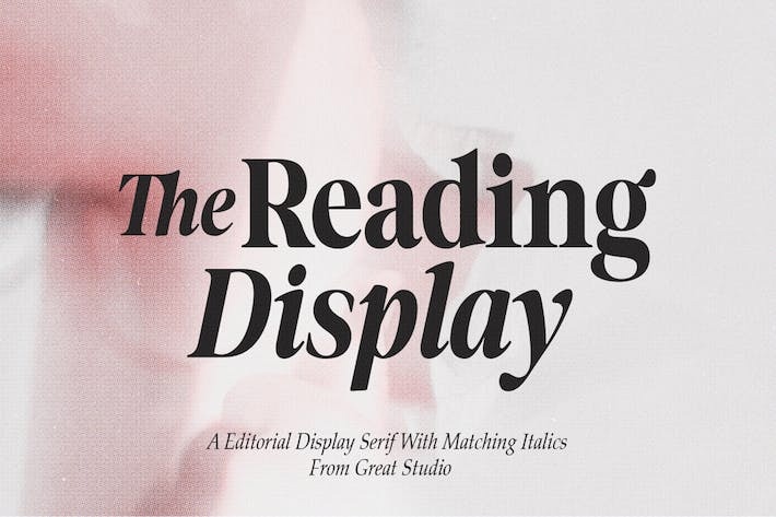 Schriftart The Reading Display
