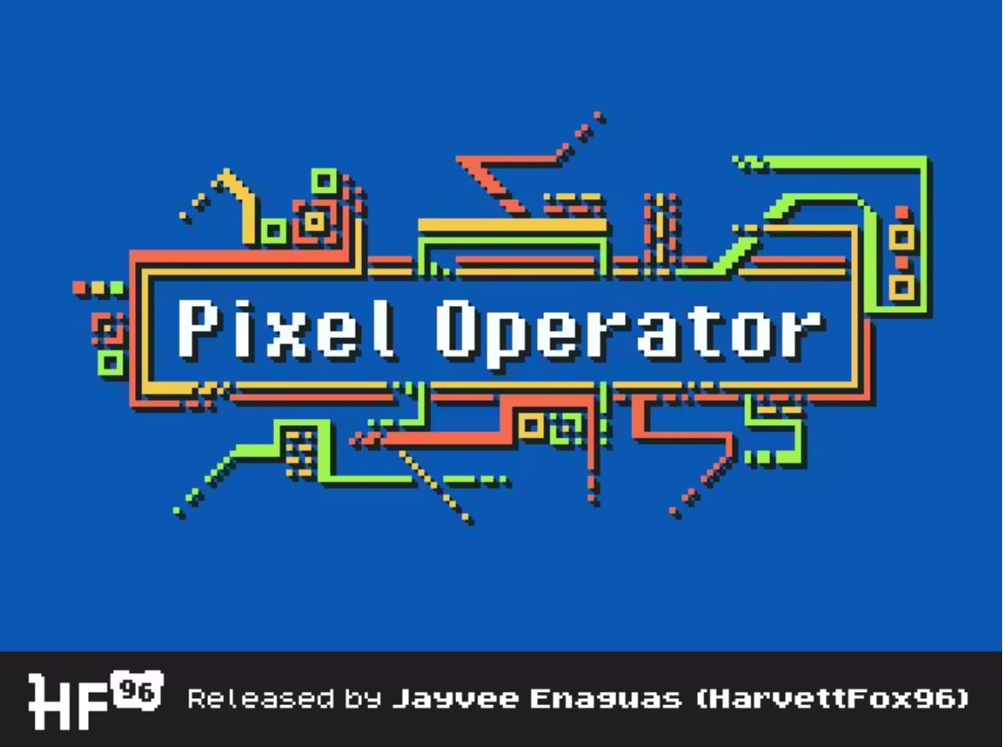 Schriftart Pixel Operator