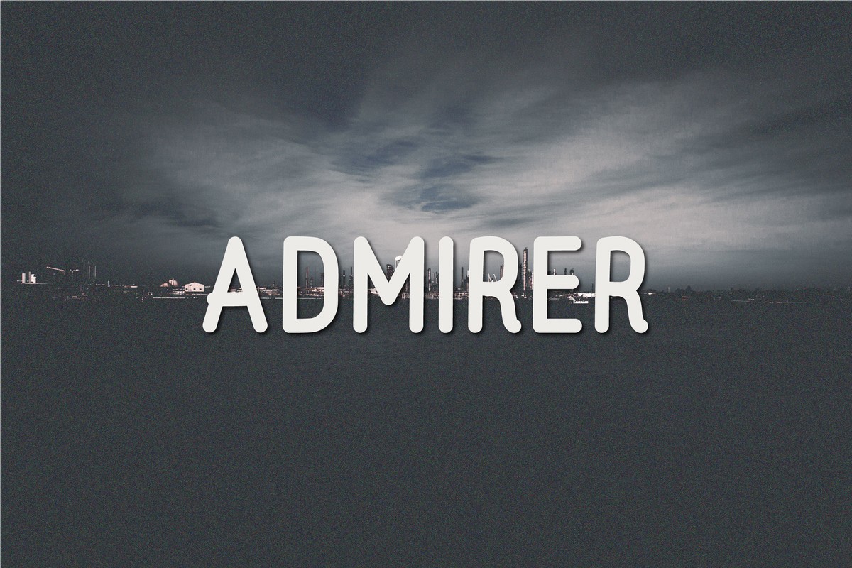 Schriftart Admirer