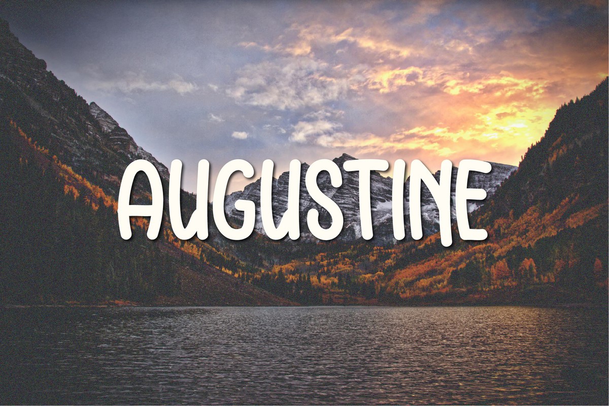 Schriftart Augustine