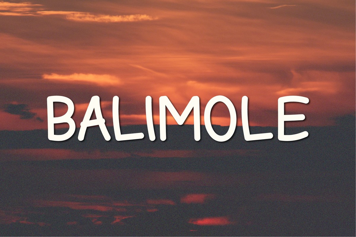 Schriftart Balimole