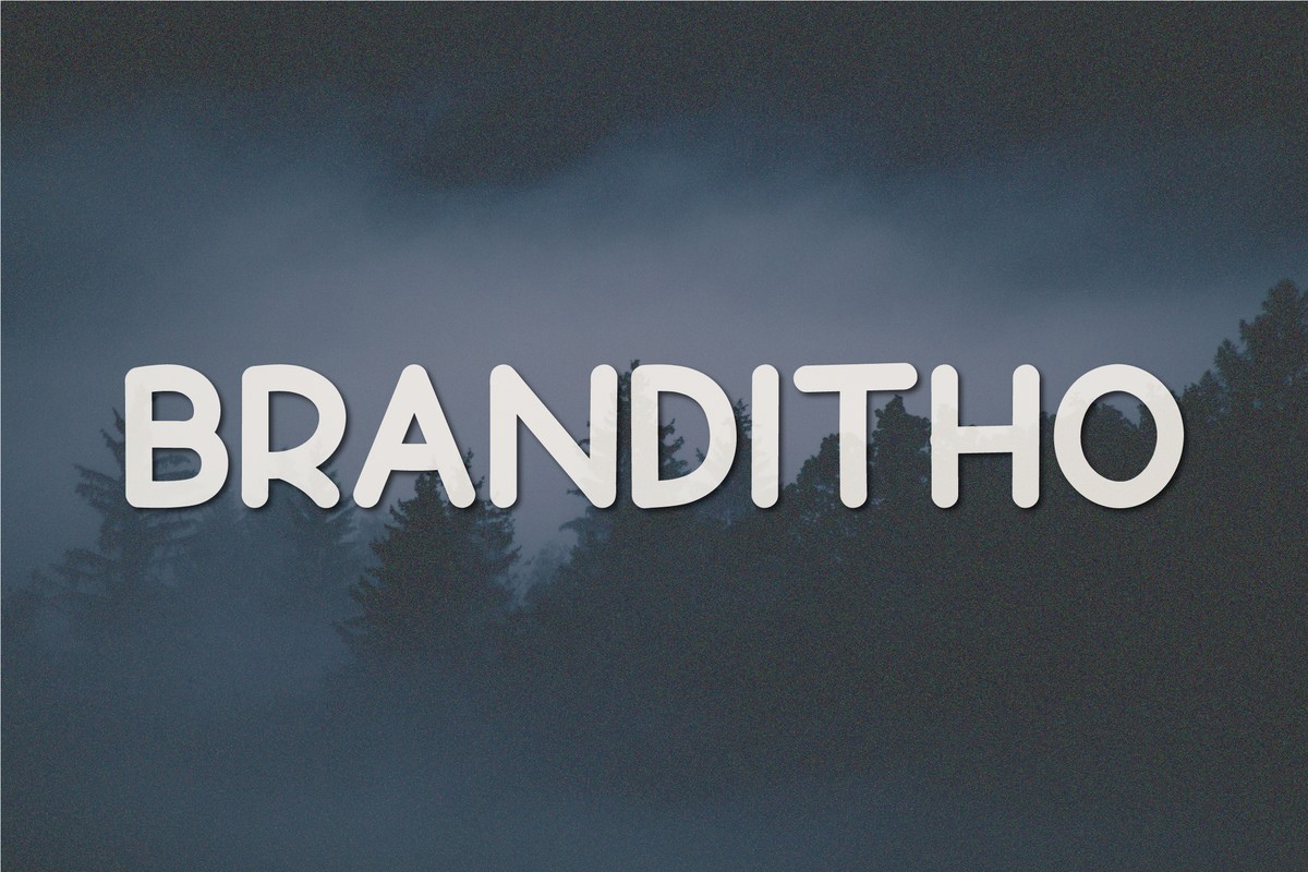 Schriftart Branditho