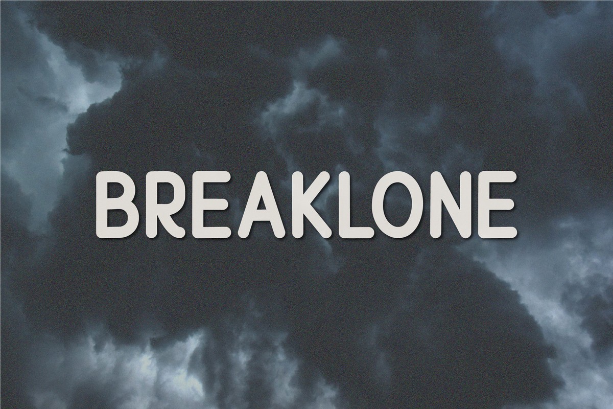 Schriftart Breaklone