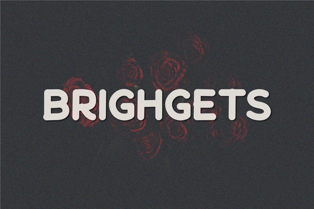 Schriftart Brighgets