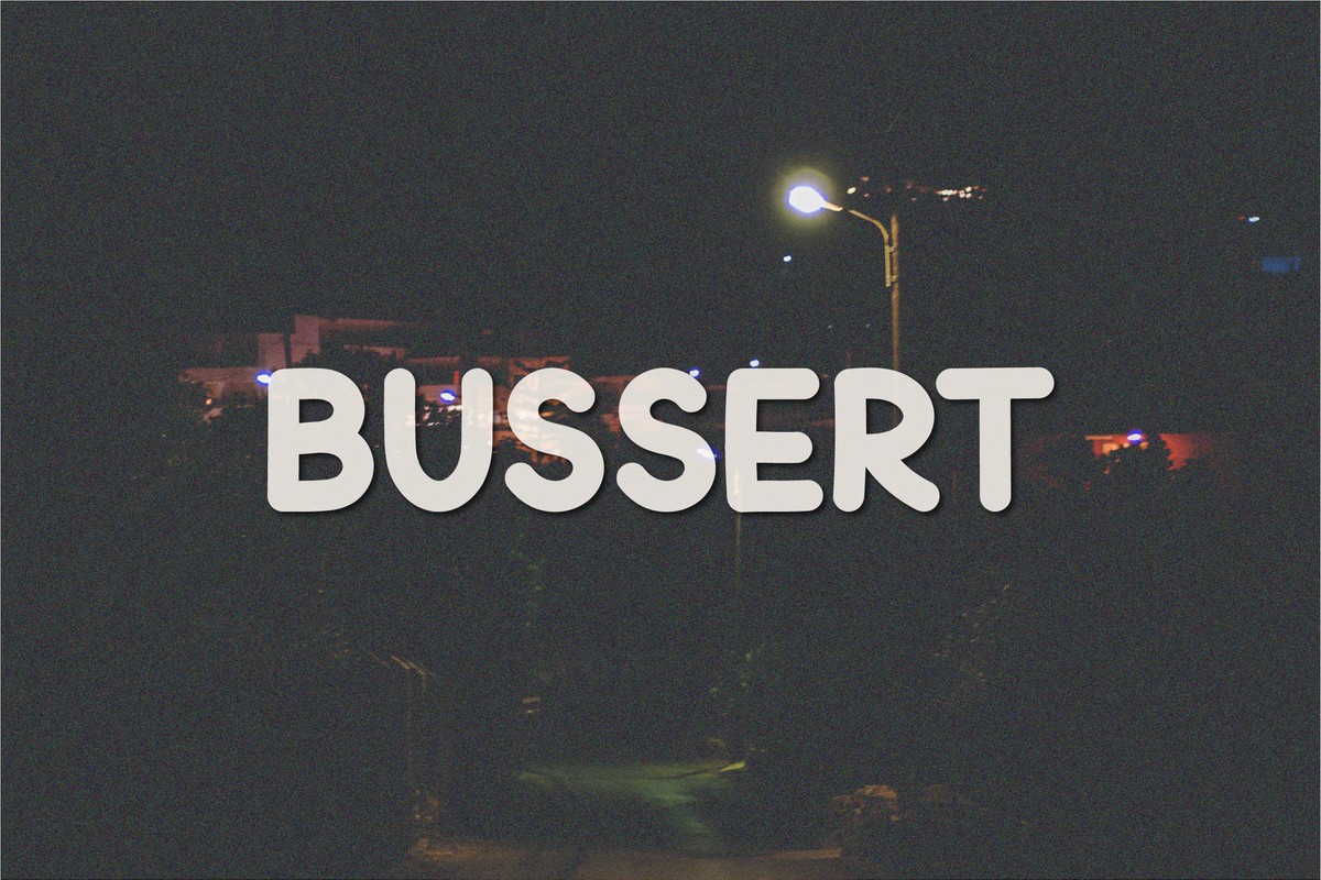Schriftart Bussert