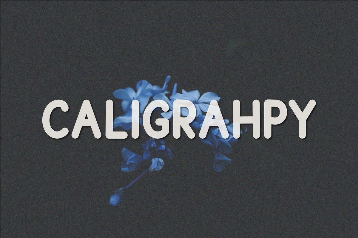 Schriftart Caligrahpy