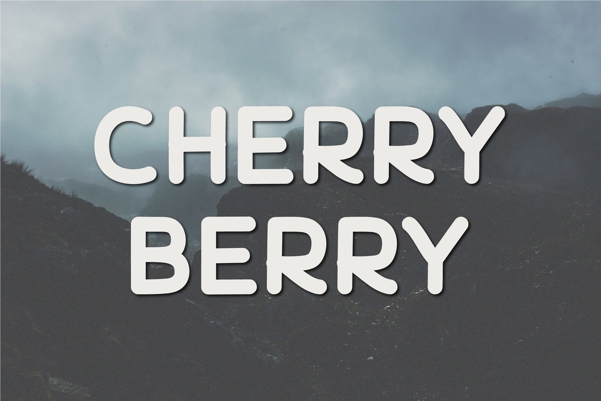 Schriftart Cherry Berry
