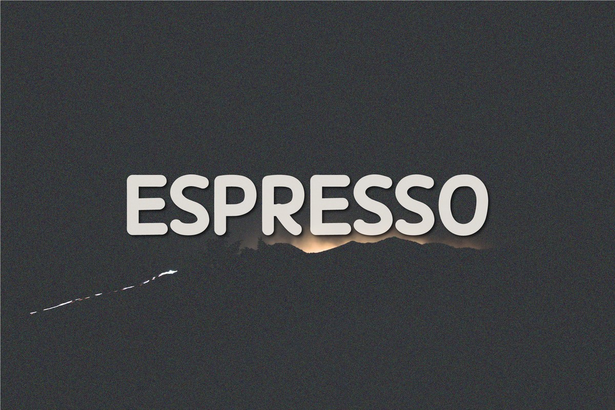 Schriftart Espresso