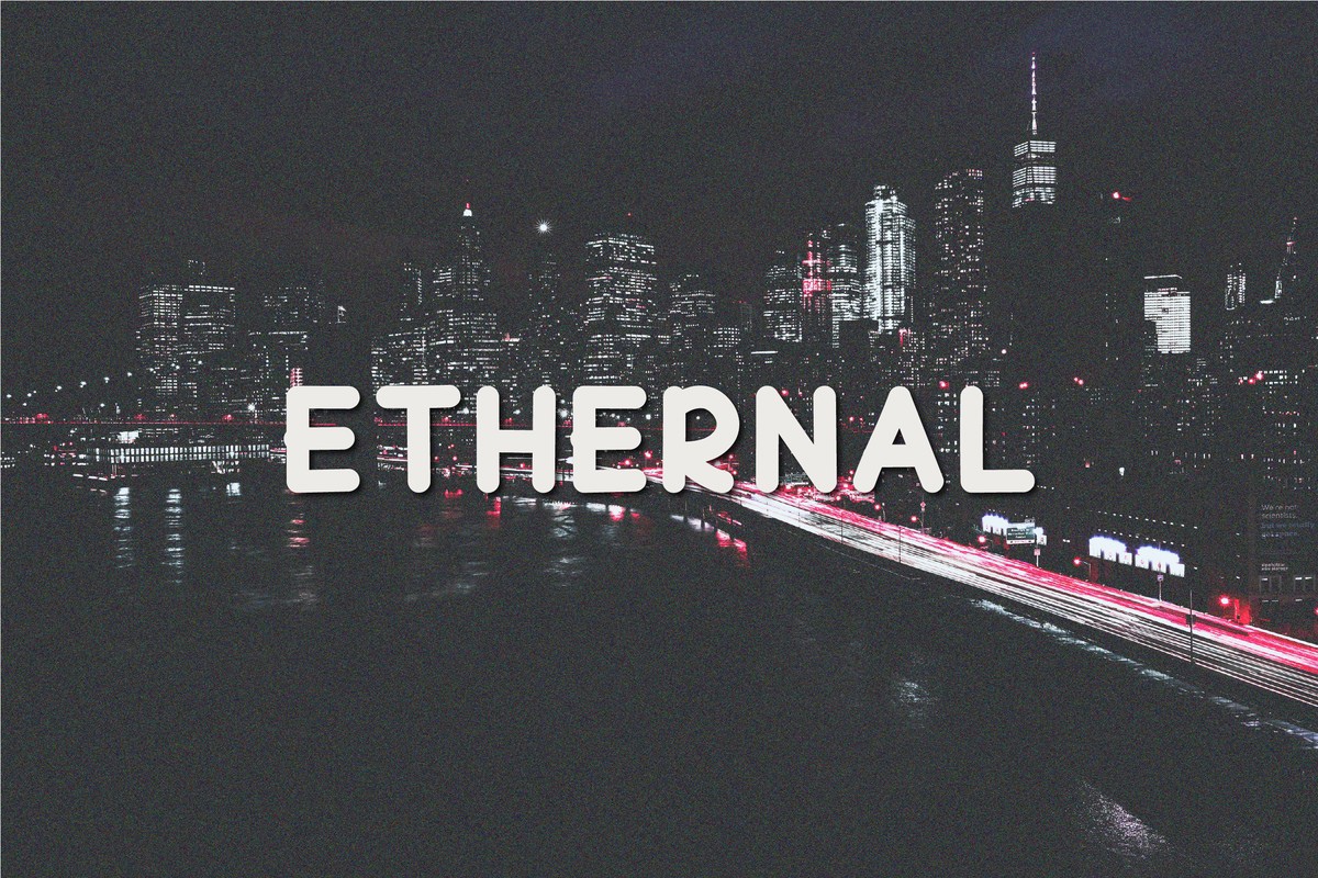 Schriftart Ethernal