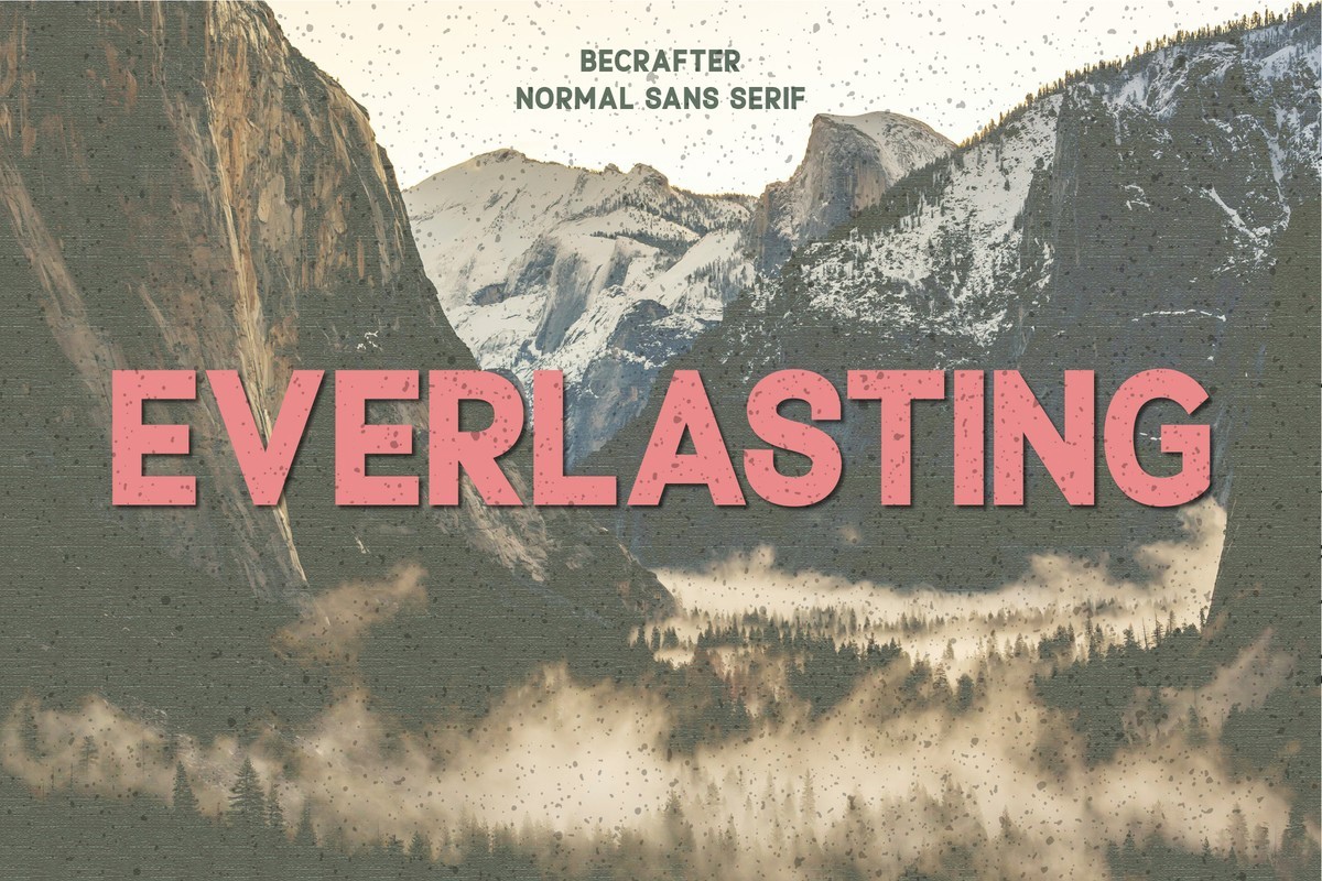 Schriftart Everlasting