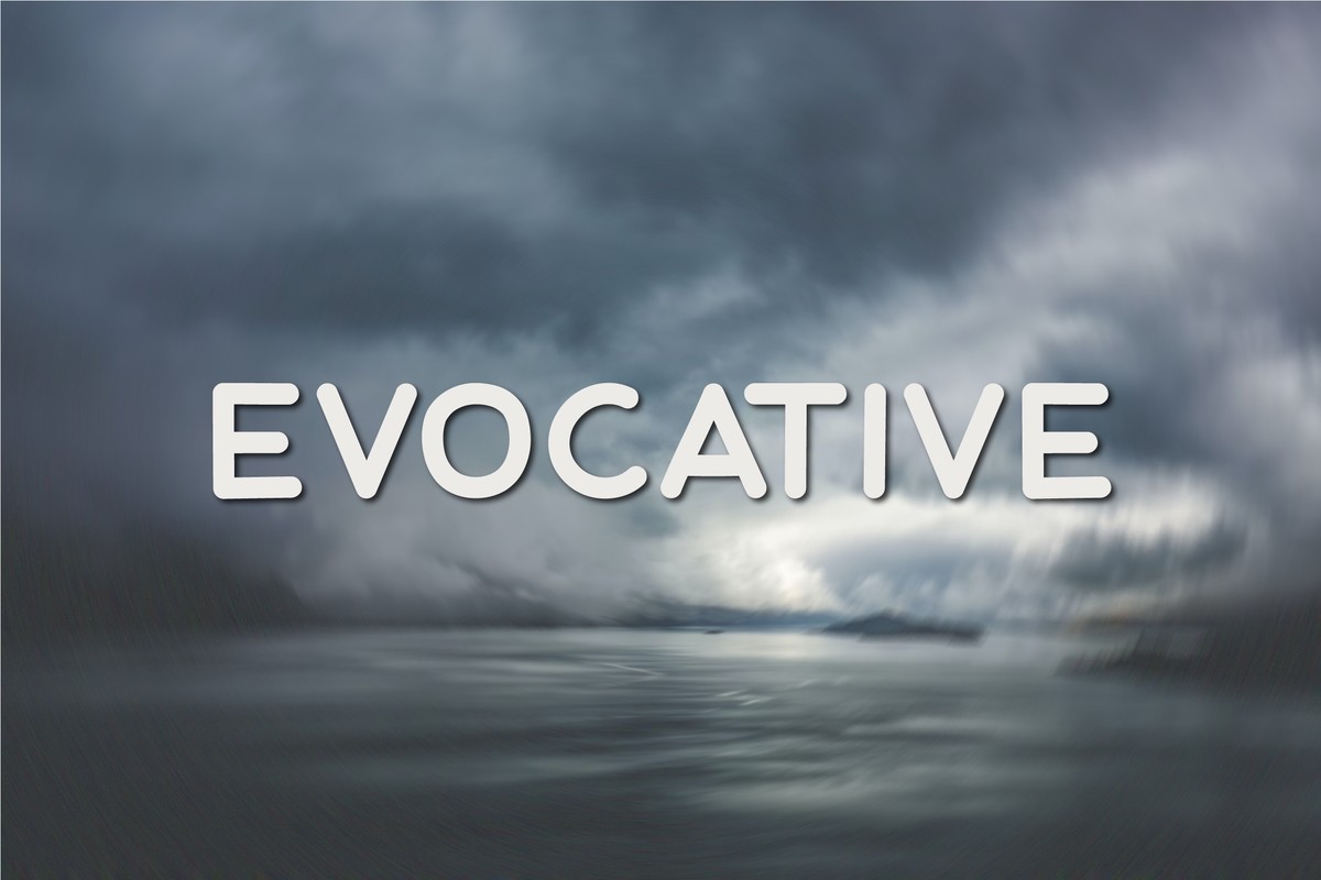 Schriftart Evocative