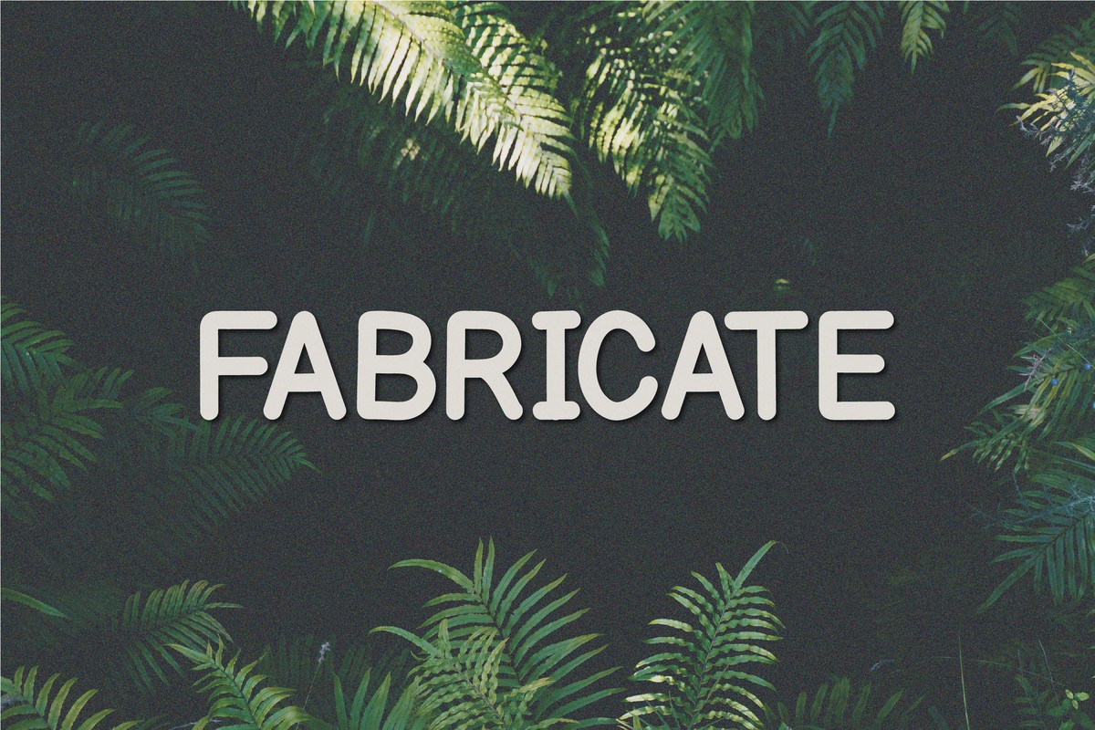 Schriftart Fabricate