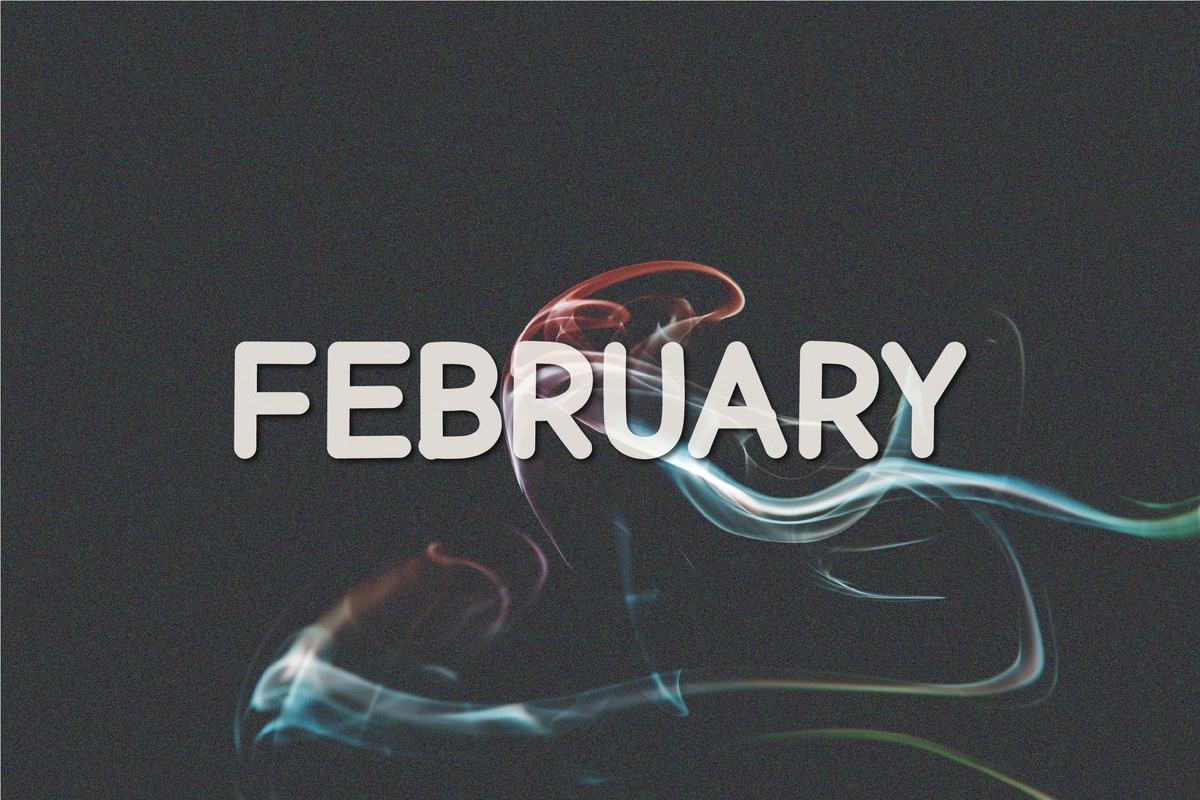 Schriftart February