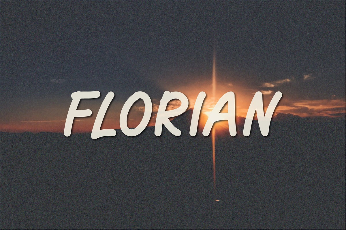 Schriftart Florian