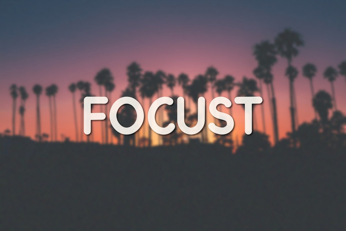 Schriftart Focust