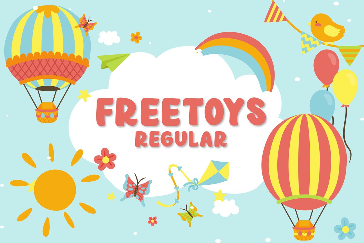 Schriftart Freetoys Regular