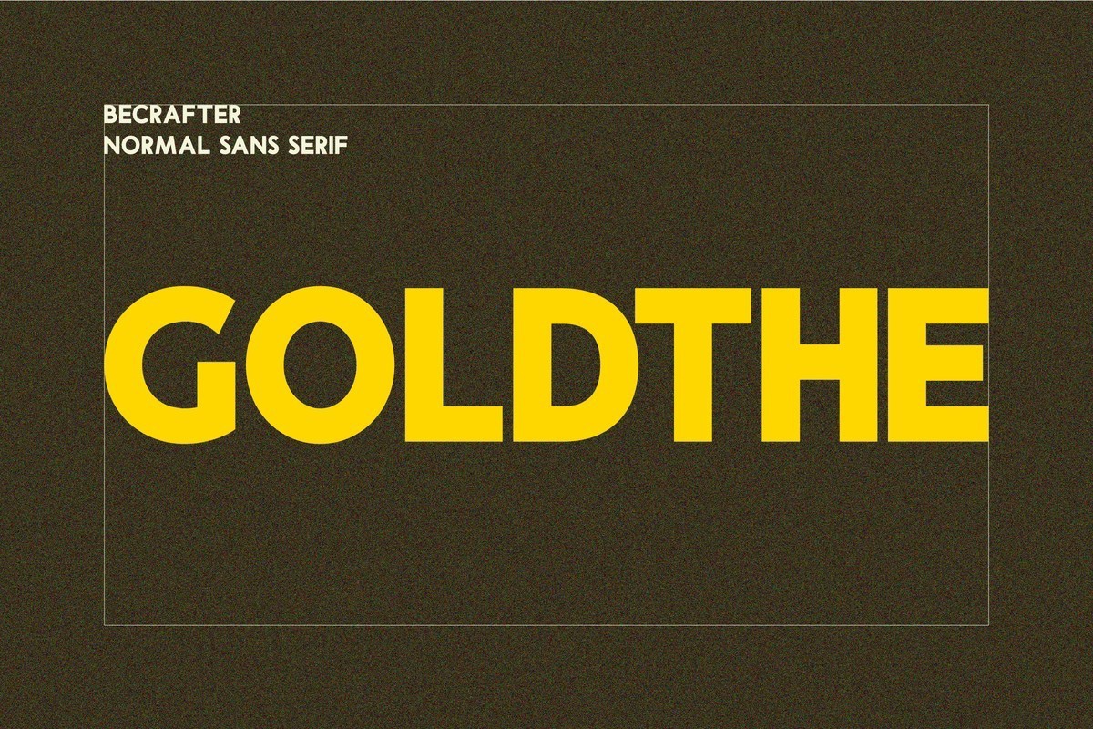 Schriftart Goldthe