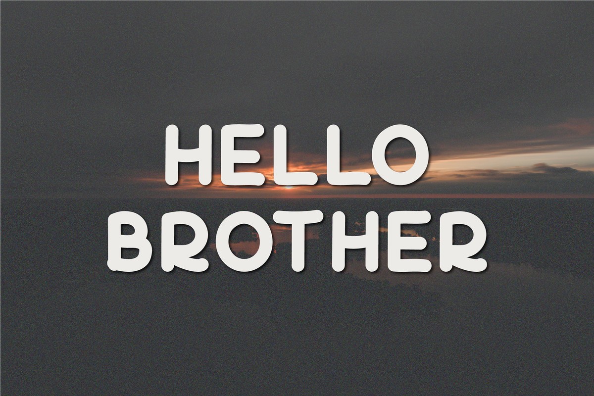 Schriftart Hello Brother