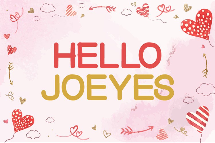 Schriftart Hello Joeyes