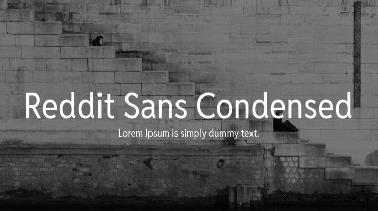 Schriftart Reddit Sans Condensed