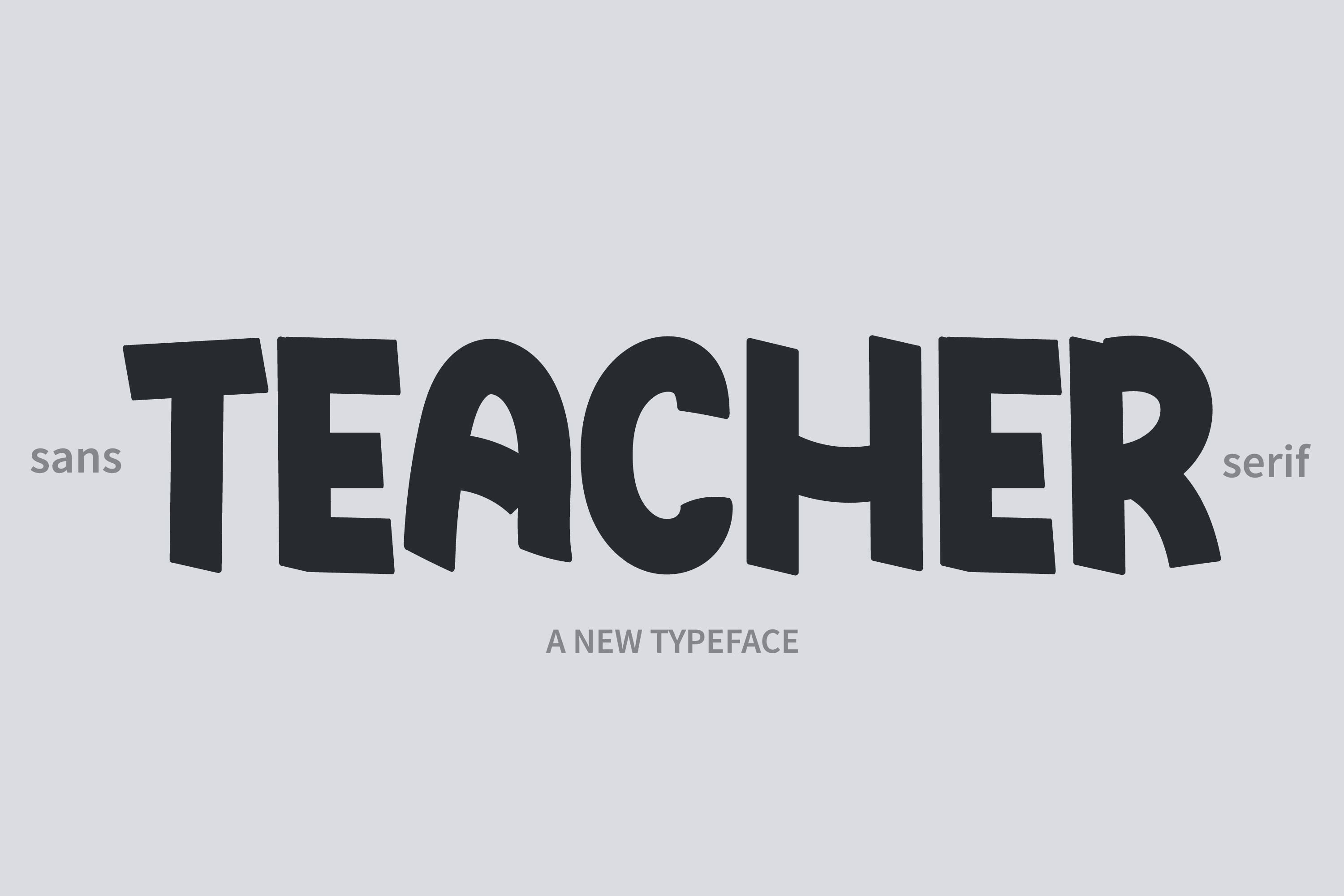 Schriftart Teachers