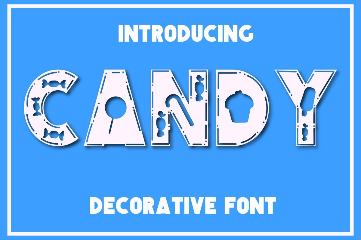 Schriftart Candy