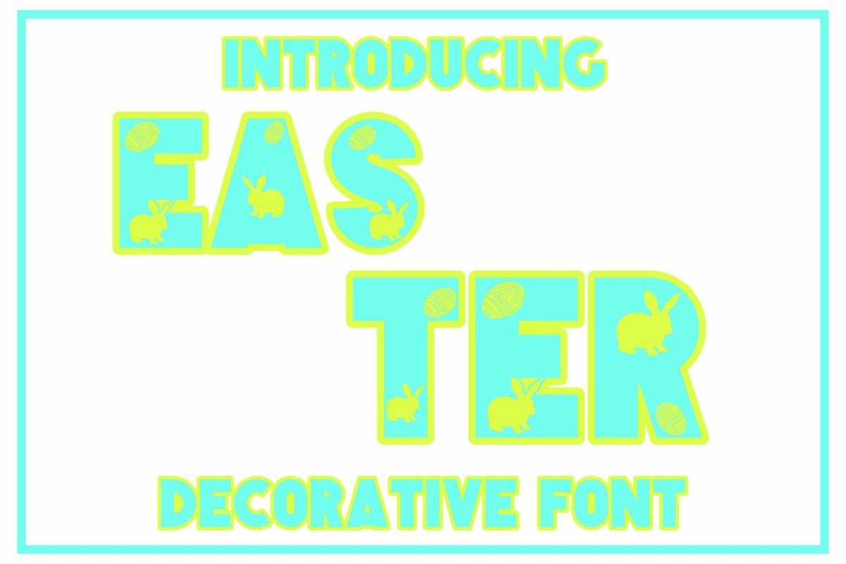 Schriftart Easter