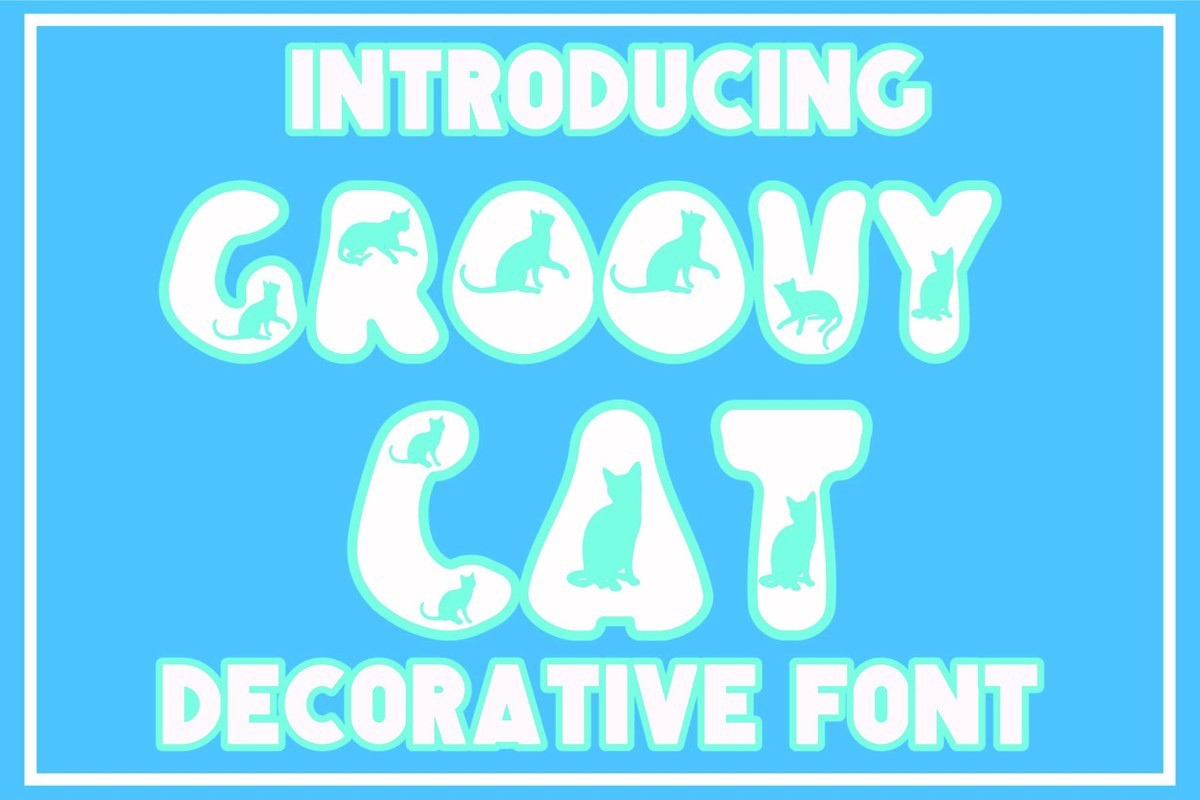 Schriftart Groovy Cat