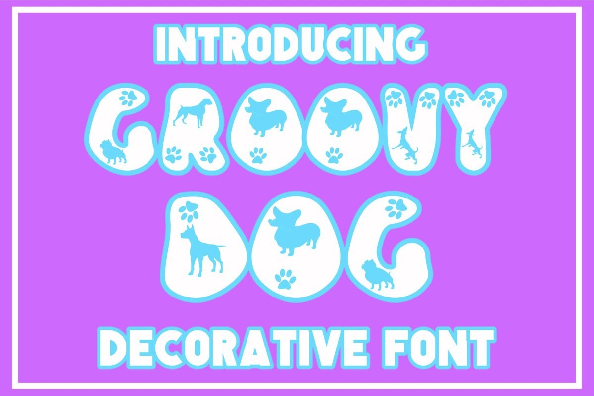 Schriftart Groovy Dog