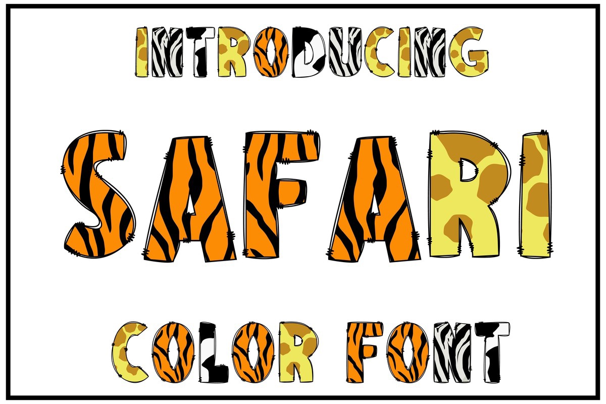 Schriftart Safari