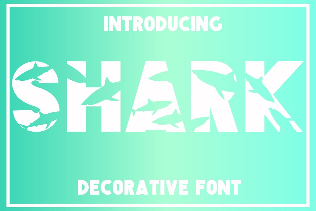 Schriftart Shark