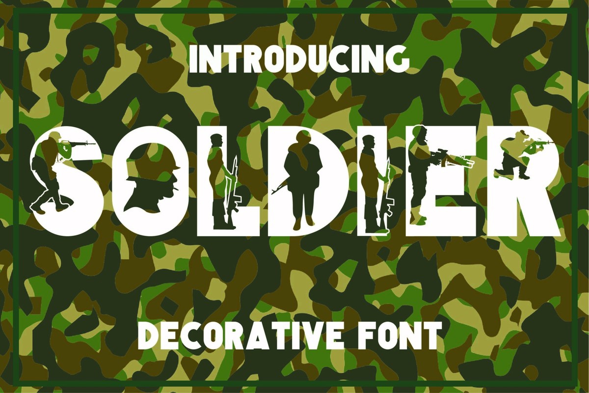 Schriftart Soldier