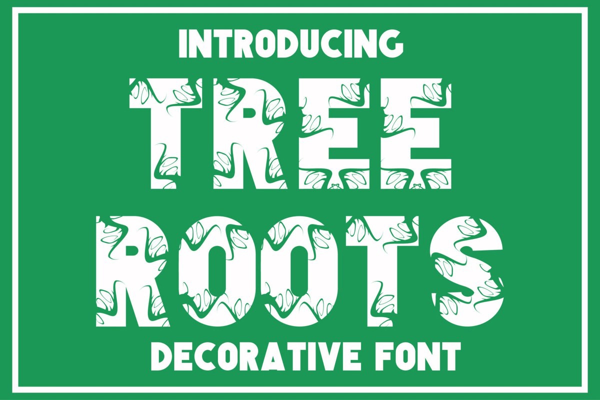 Schriftart Tree Roots